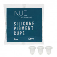 Капсы NUE для пигмента силиконовые 8мм, 100шт/уп