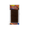 Коричневые ресницы Rili cookie - MIX 16 линий M 0.10  6-13