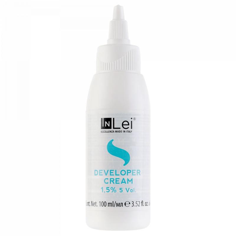 Inlei, Окислитель кремовый для краски, 1,5% (Developer cream) Объем: 100 мл